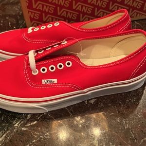 Vans Red tie Authentic sneaker